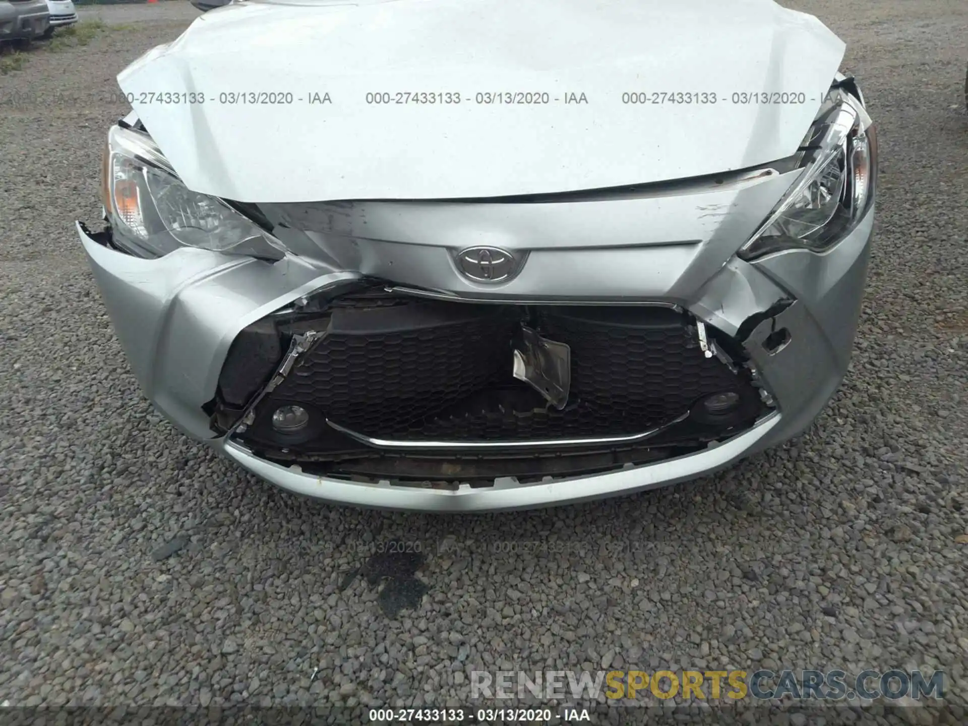 6 Photograph of a damaged car 3MYDLBYV6KY500842 TOYOTA YARIS 2019