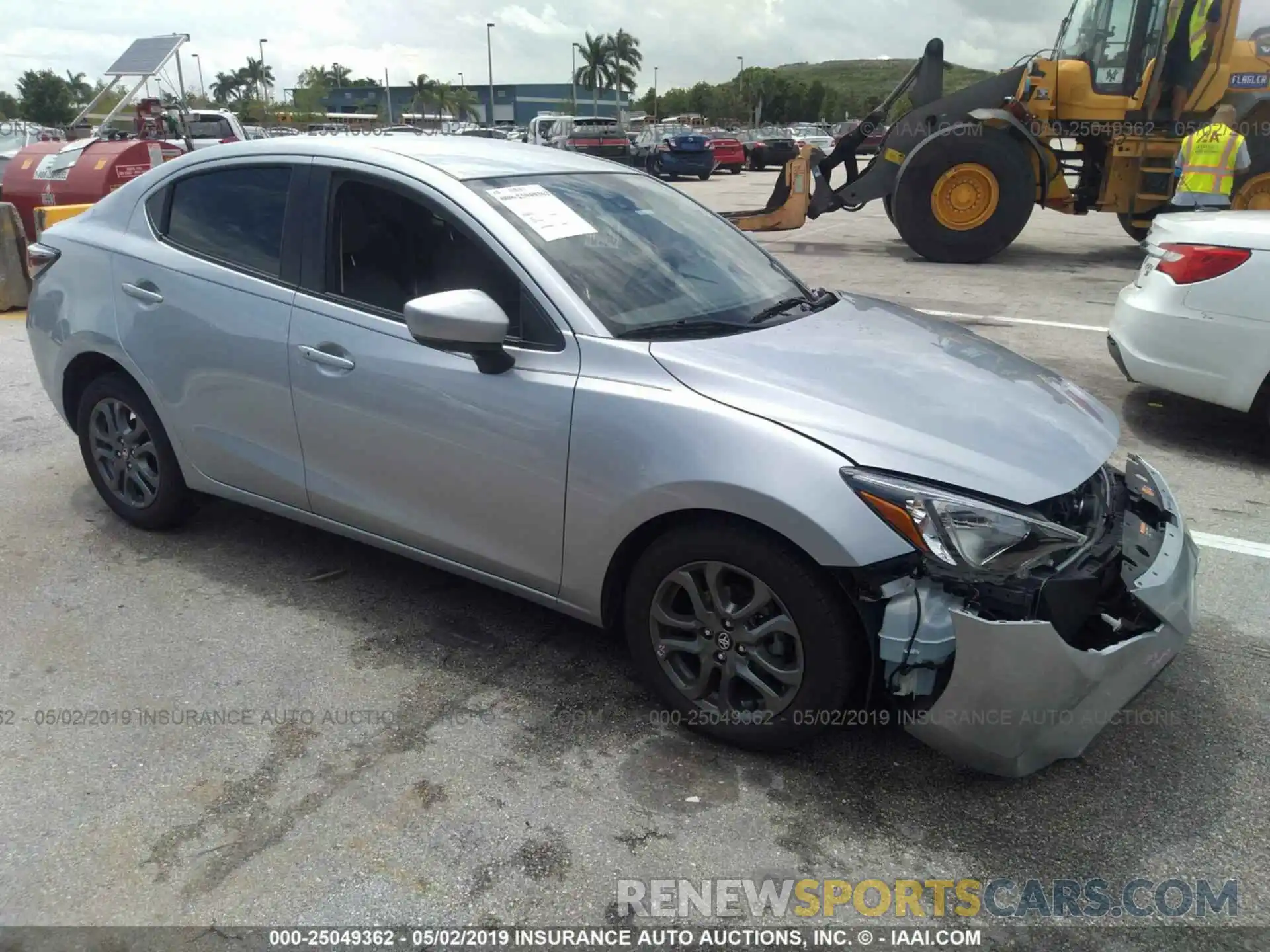 1 Photograph of a damaged car 3MYDLBYV6KY501148 TOYOTA YARIS 2019