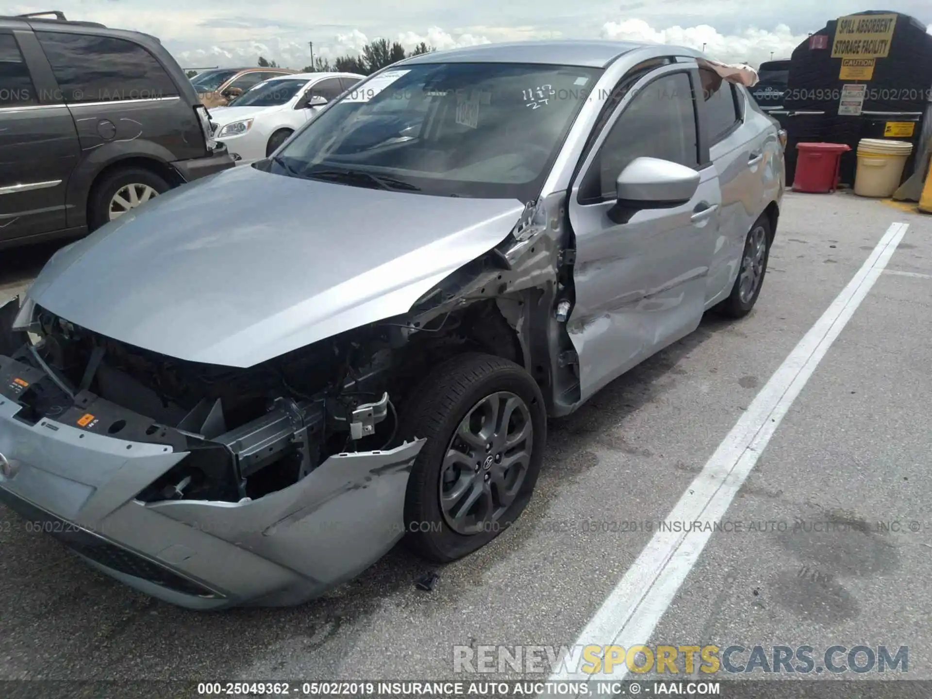 6 Photograph of a damaged car 3MYDLBYV6KY501148 TOYOTA YARIS 2019