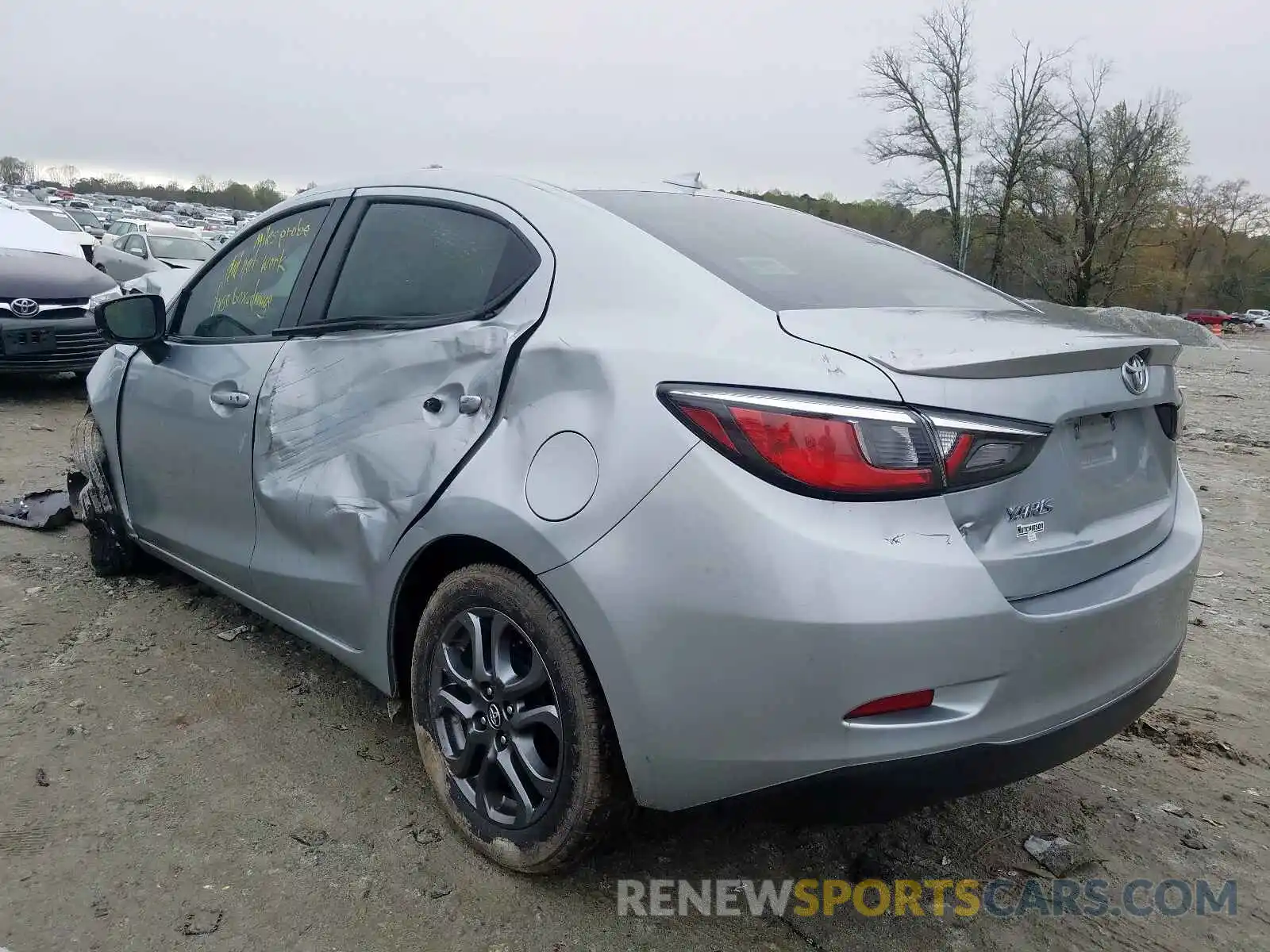 3 Photograph of a damaged car 3MYDLBYV6KY502400 TOYOTA YARIS 2019