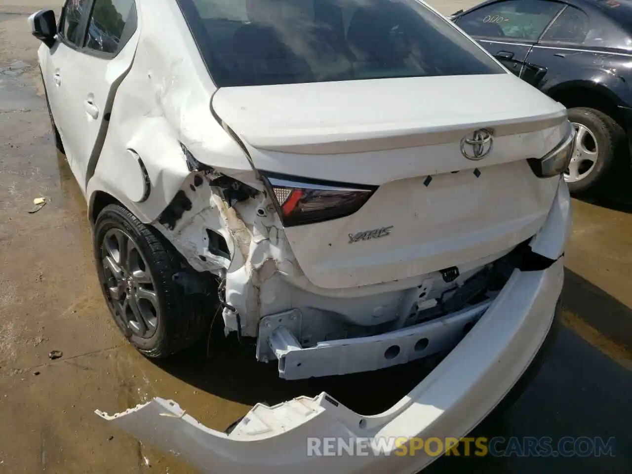 9 Photograph of a damaged car 3MYDLBYV6KY502591 TOYOTA YARIS 2019