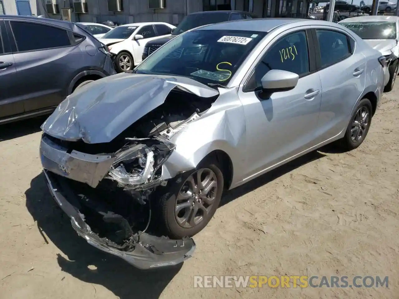 2 Photograph of a damaged car 3MYDLBYV6KY504776 TOYOTA YARIS 2019