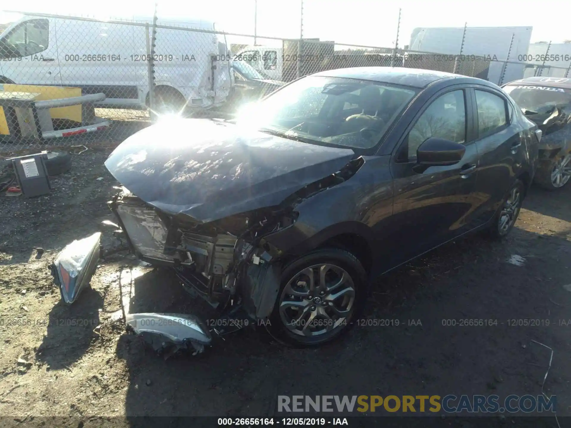 2 Photograph of a damaged car 3MYDLBYV6KY505538 TOYOTA YARIS 2019