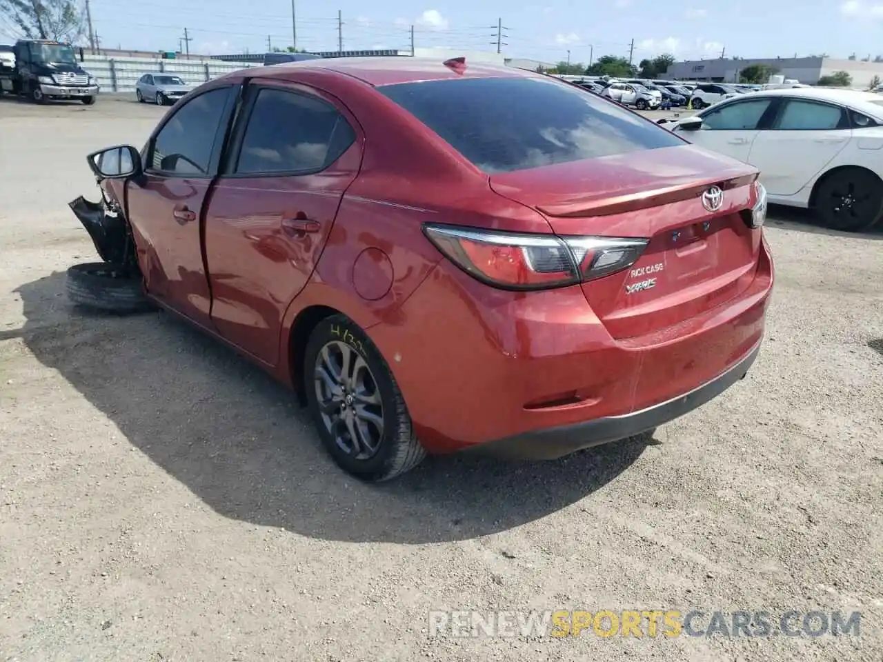 3 Photograph of a damaged car 3MYDLBYV6KY505880 TOYOTA YARIS 2019