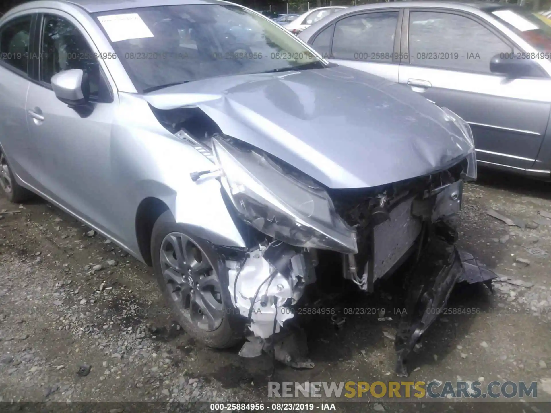 6 Photograph of a damaged car 3MYDLBYV6KY506589 TOYOTA YARIS 2019