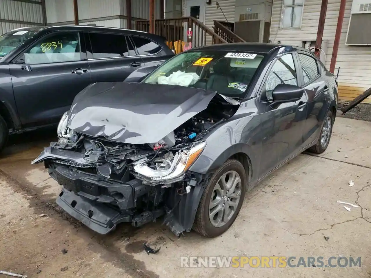 2 Photograph of a damaged car 3MYDLBYV6KY507337 TOYOTA YARIS 2019