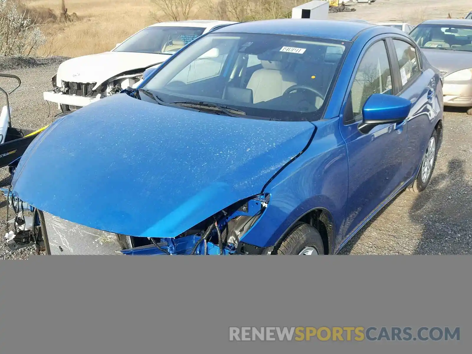 2 Photograph of a damaged car 3MYDLBYV6KY507483 TOYOTA YARIS 2019
