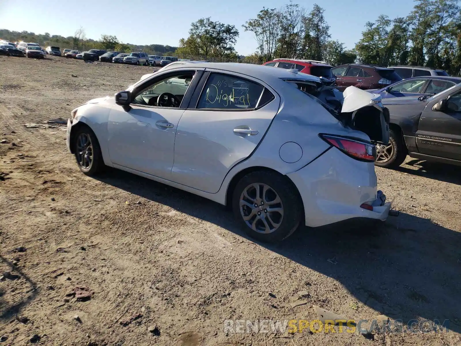 3 Photograph of a damaged car 3MYDLBYV6KY507855 TOYOTA YARIS 2019