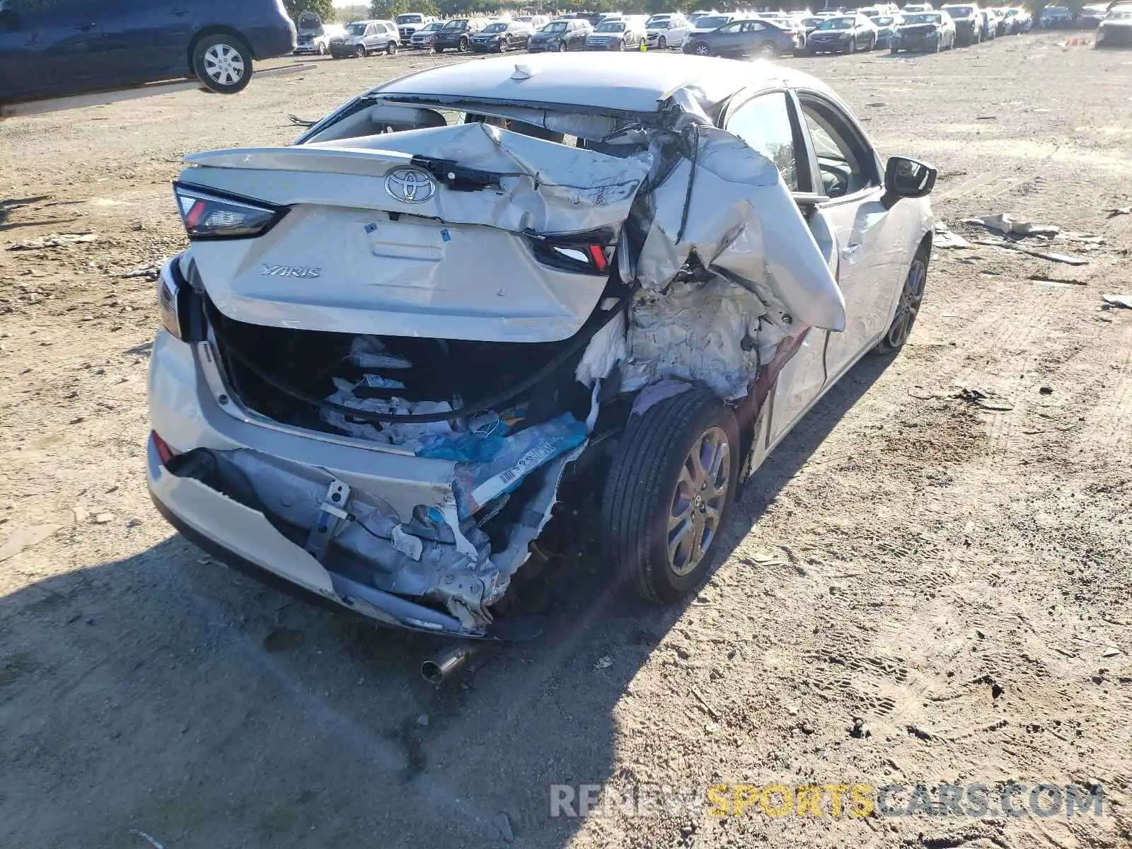 9 Photograph of a damaged car 3MYDLBYV6KY507855 TOYOTA YARIS 2019