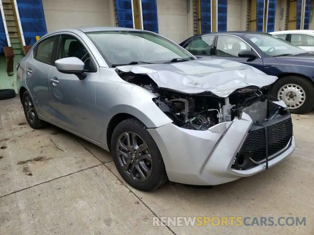 1 Photograph of a damaged car 3MYDLBYV6KY508746 TOYOTA YARIS 2019