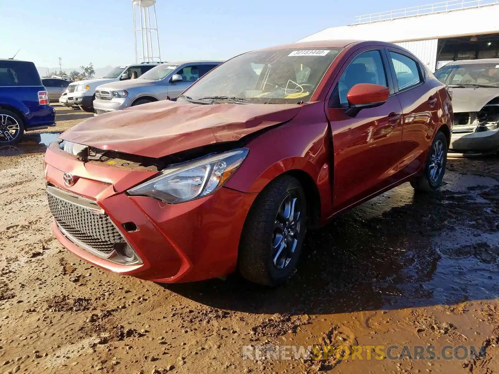 2 Photograph of a damaged car 3MYDLBYV6KY510495 TOYOTA YARIS 2019