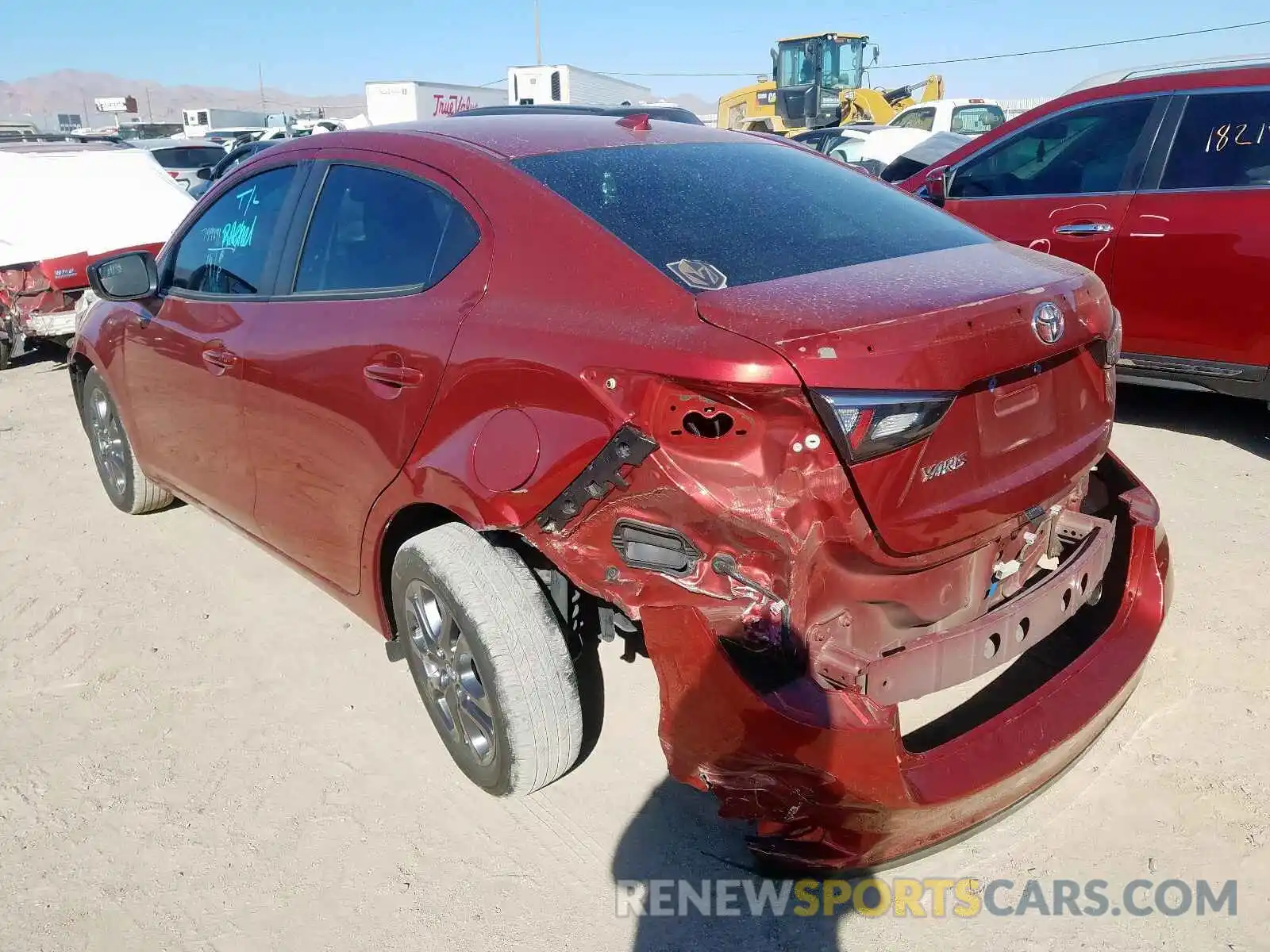 3 Photograph of a damaged car 3MYDLBYV6KY512652 TOYOTA YARIS 2019