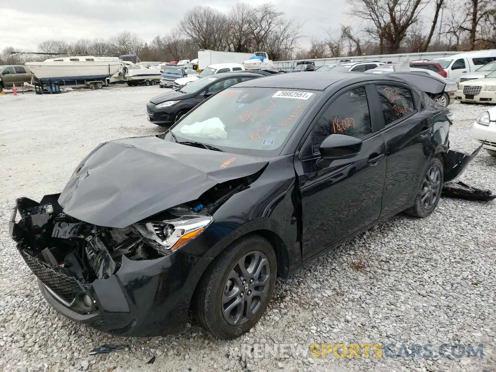 2 Photograph of a damaged car 3MYDLBYV6KY513591 TOYOTA YARIS 2019