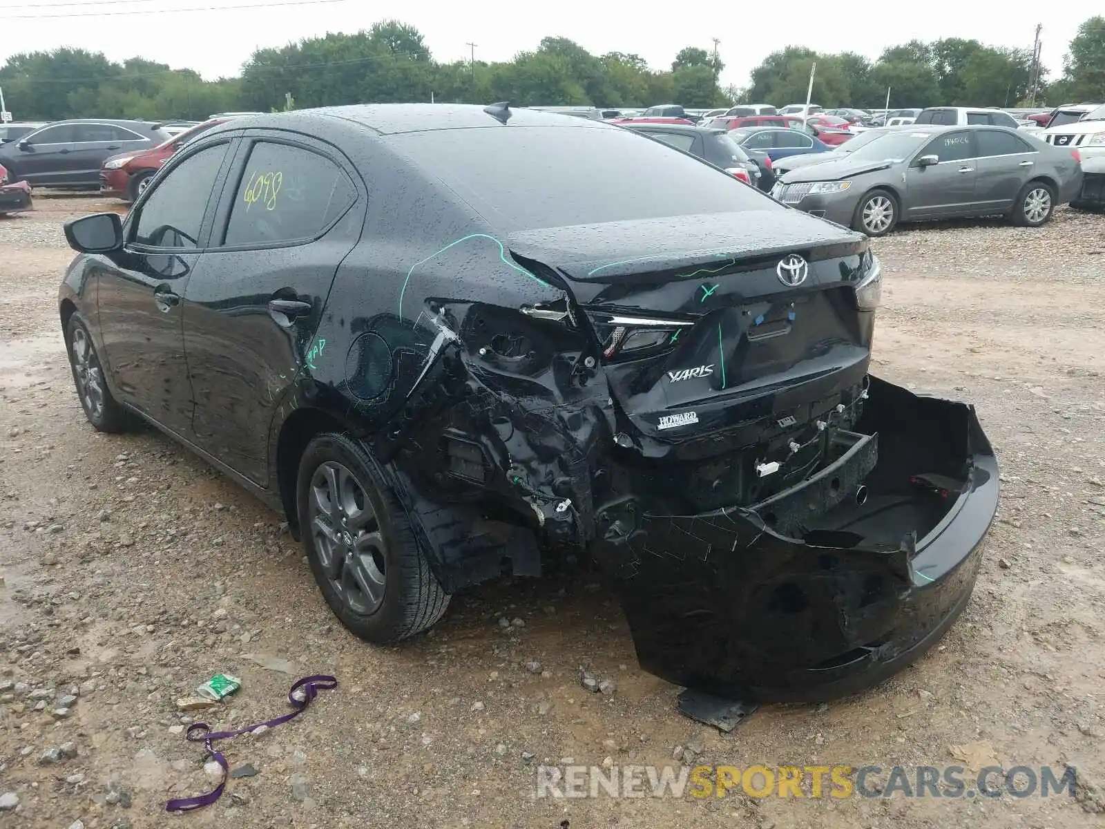 3 Photograph of a damaged car 3MYDLBYV6KY514577 TOYOTA YARIS 2019