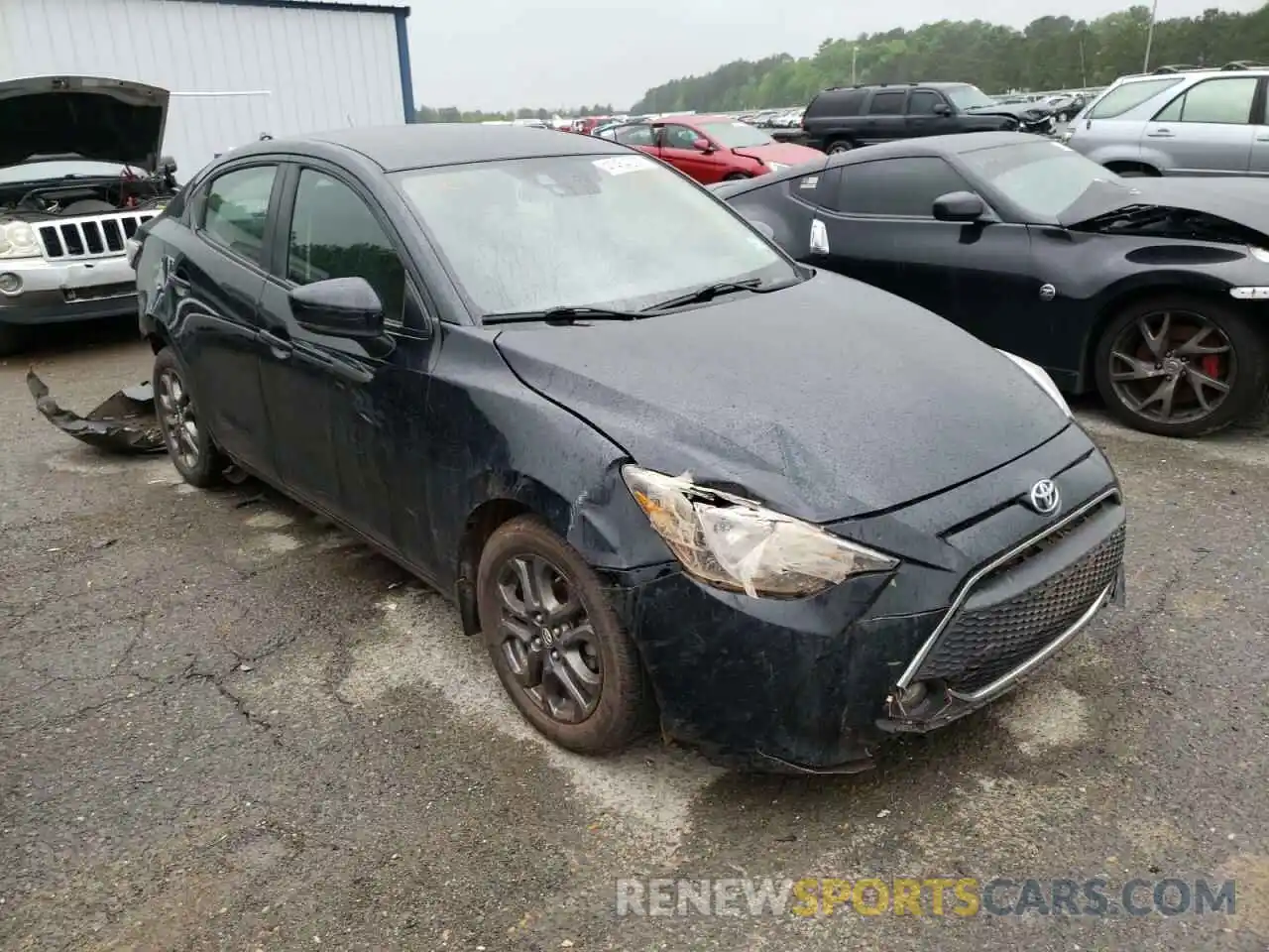 1 Photograph of a damaged car 3MYDLBYV6KY514918 TOYOTA YARIS 2019