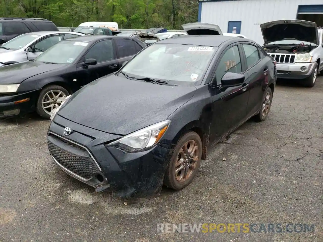 2 Photograph of a damaged car 3MYDLBYV6KY514918 TOYOTA YARIS 2019