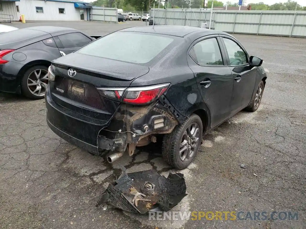 4 Photograph of a damaged car 3MYDLBYV6KY514918 TOYOTA YARIS 2019