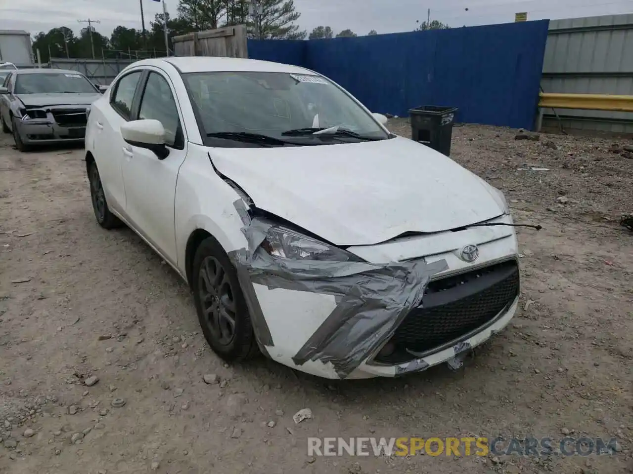 1 Photograph of a damaged car 3MYDLBYV6KY515146 TOYOTA YARIS 2019