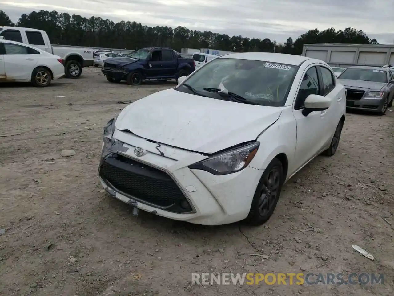 2 Photograph of a damaged car 3MYDLBYV6KY515146 TOYOTA YARIS 2019