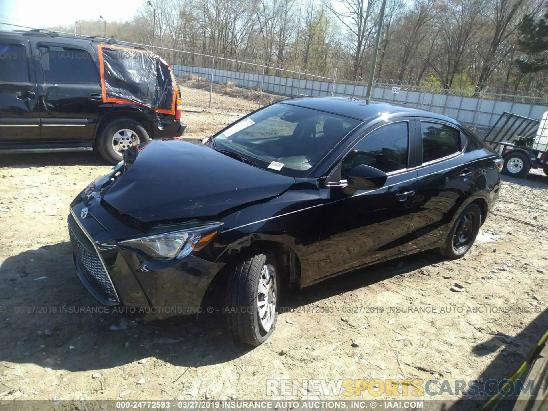 2 Photograph of a damaged car 3MYDLBYV6KY515180 TOYOTA YARIS 2019