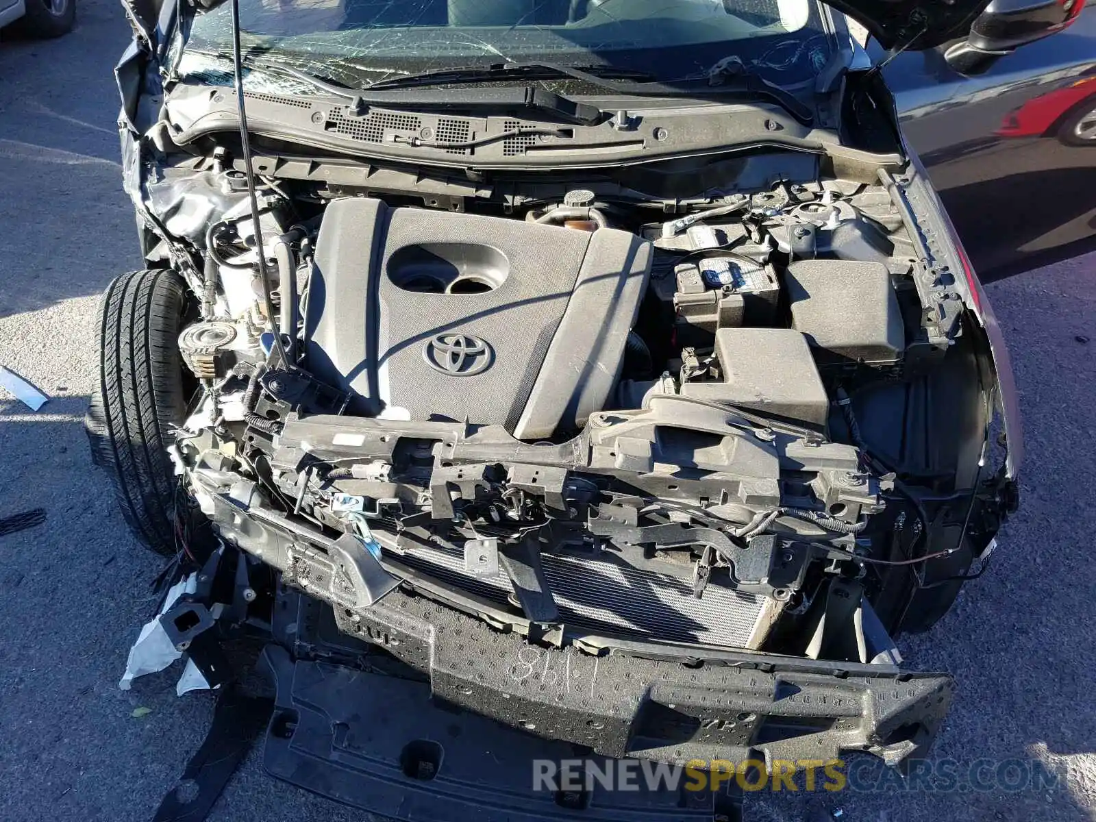 7 Photograph of a damaged car 3MYDLBYV6KY515485 TOYOTA YARIS 2019