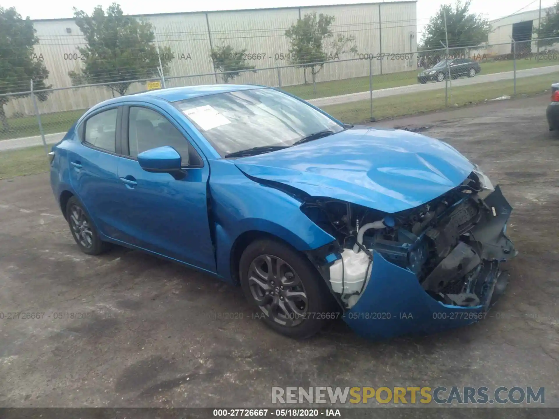 1 Photograph of a damaged car 3MYDLBYV6KY515793 TOYOTA YARIS 2019