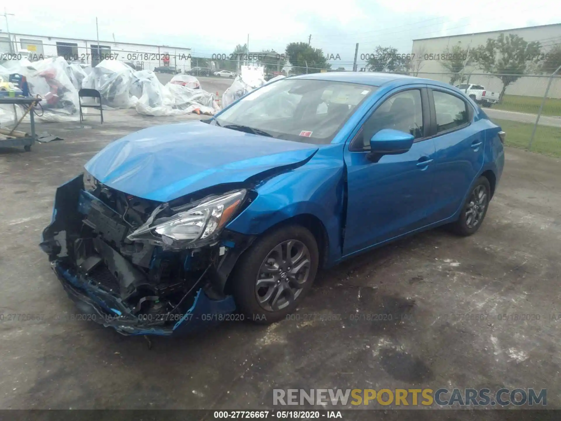 2 Photograph of a damaged car 3MYDLBYV6KY515793 TOYOTA YARIS 2019