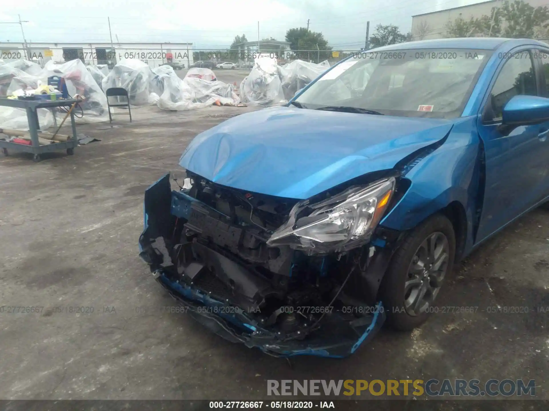 6 Photograph of a damaged car 3MYDLBYV6KY515793 TOYOTA YARIS 2019