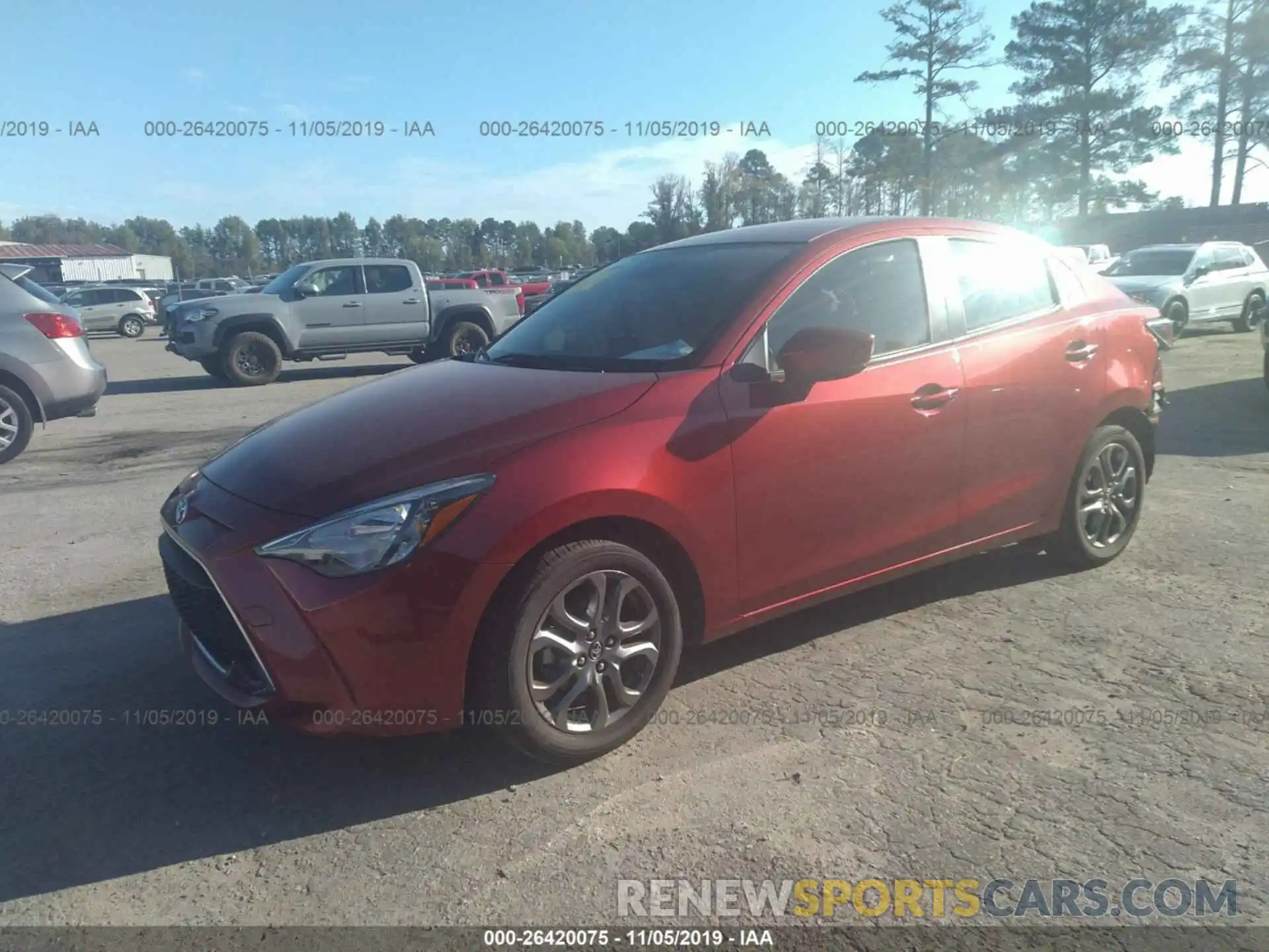 2 Photograph of a damaged car 3MYDLBYV6KY516040 TOYOTA YARIS 2019