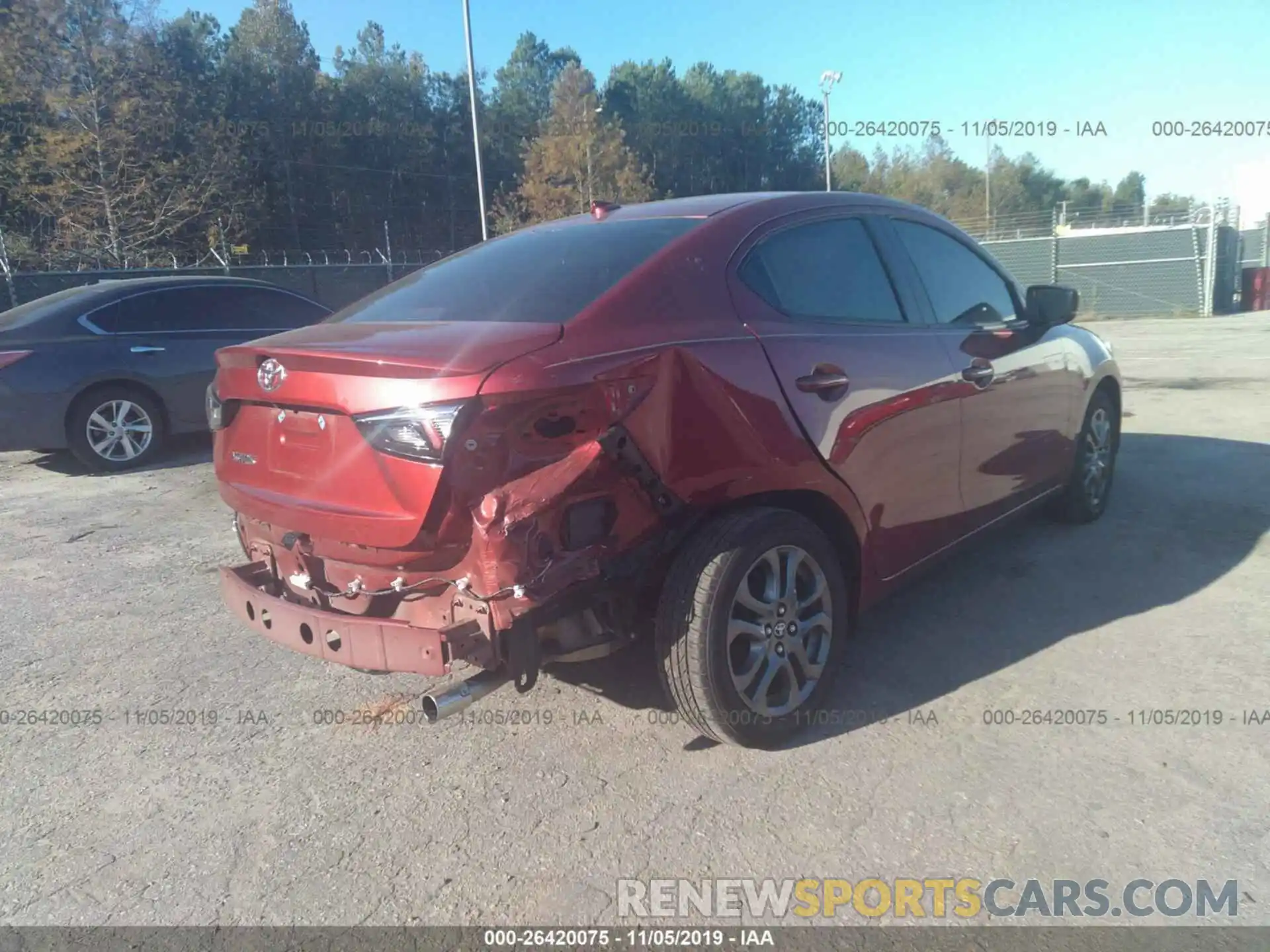 4 Photograph of a damaged car 3MYDLBYV6KY516040 TOYOTA YARIS 2019