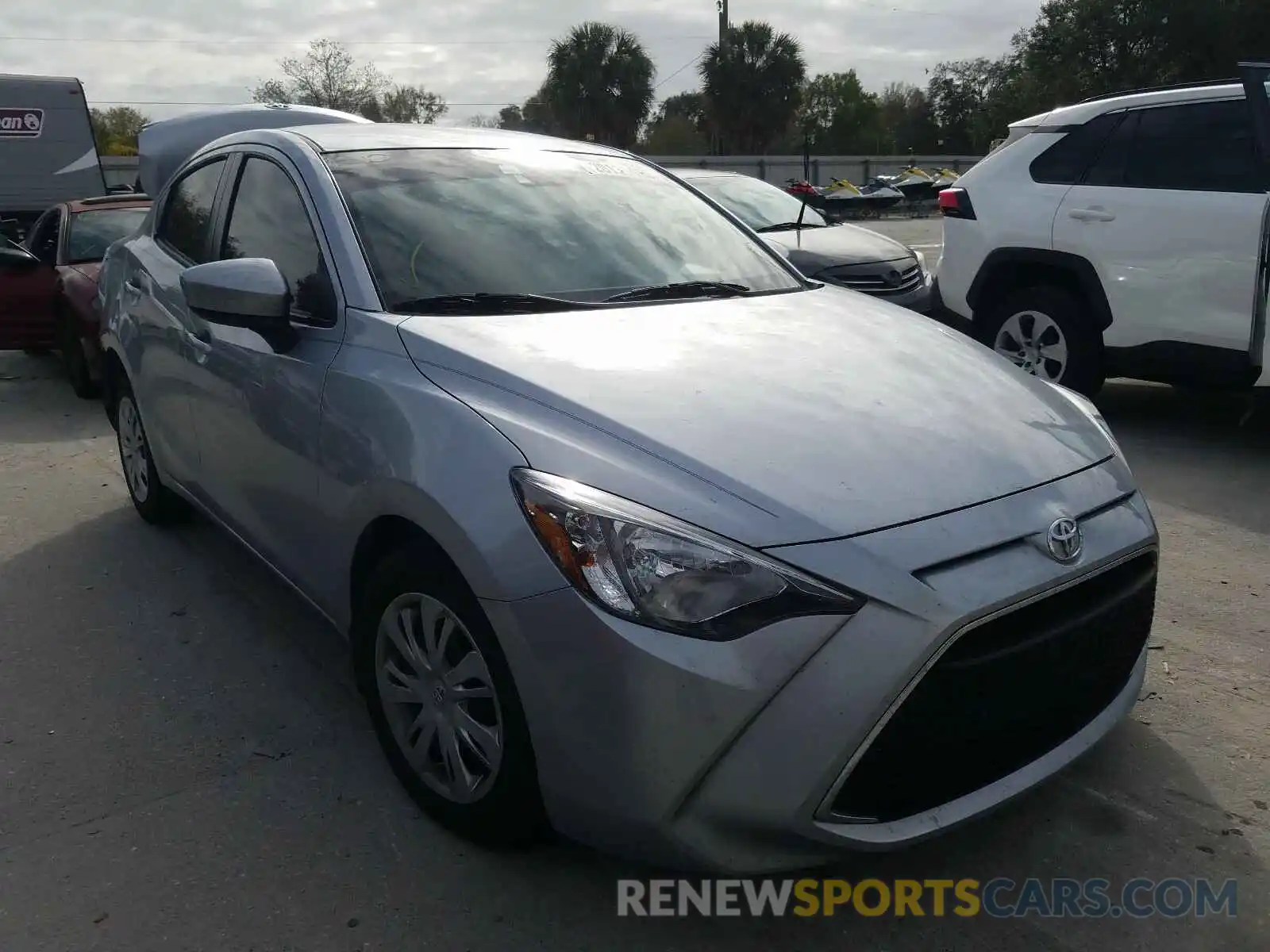 1 Photograph of a damaged car 3MYDLBYV6KY516278 TOYOTA YARIS 2019