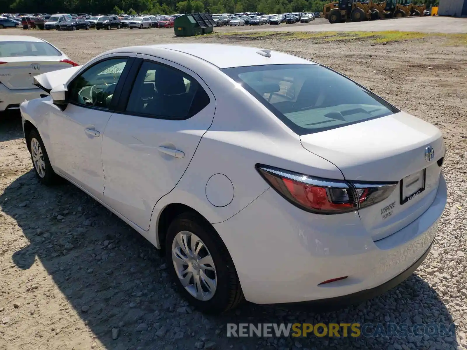 3 Photograph of a damaged car 3MYDLBYV6KY518757 TOYOTA YARIS 2019