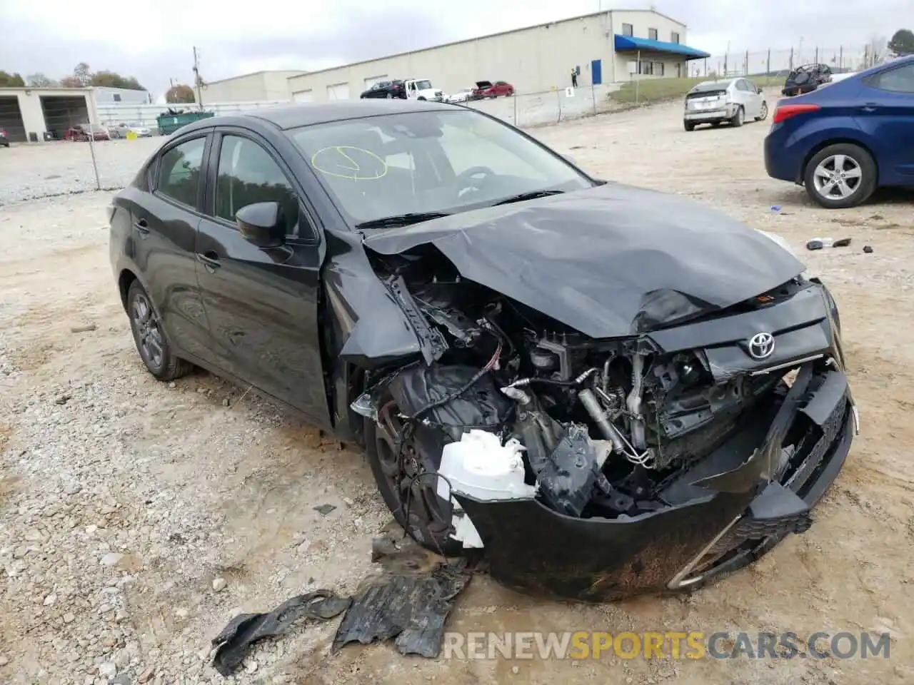 1 Photograph of a damaged car 3MYDLBYV6KY519018 TOYOTA YARIS 2019