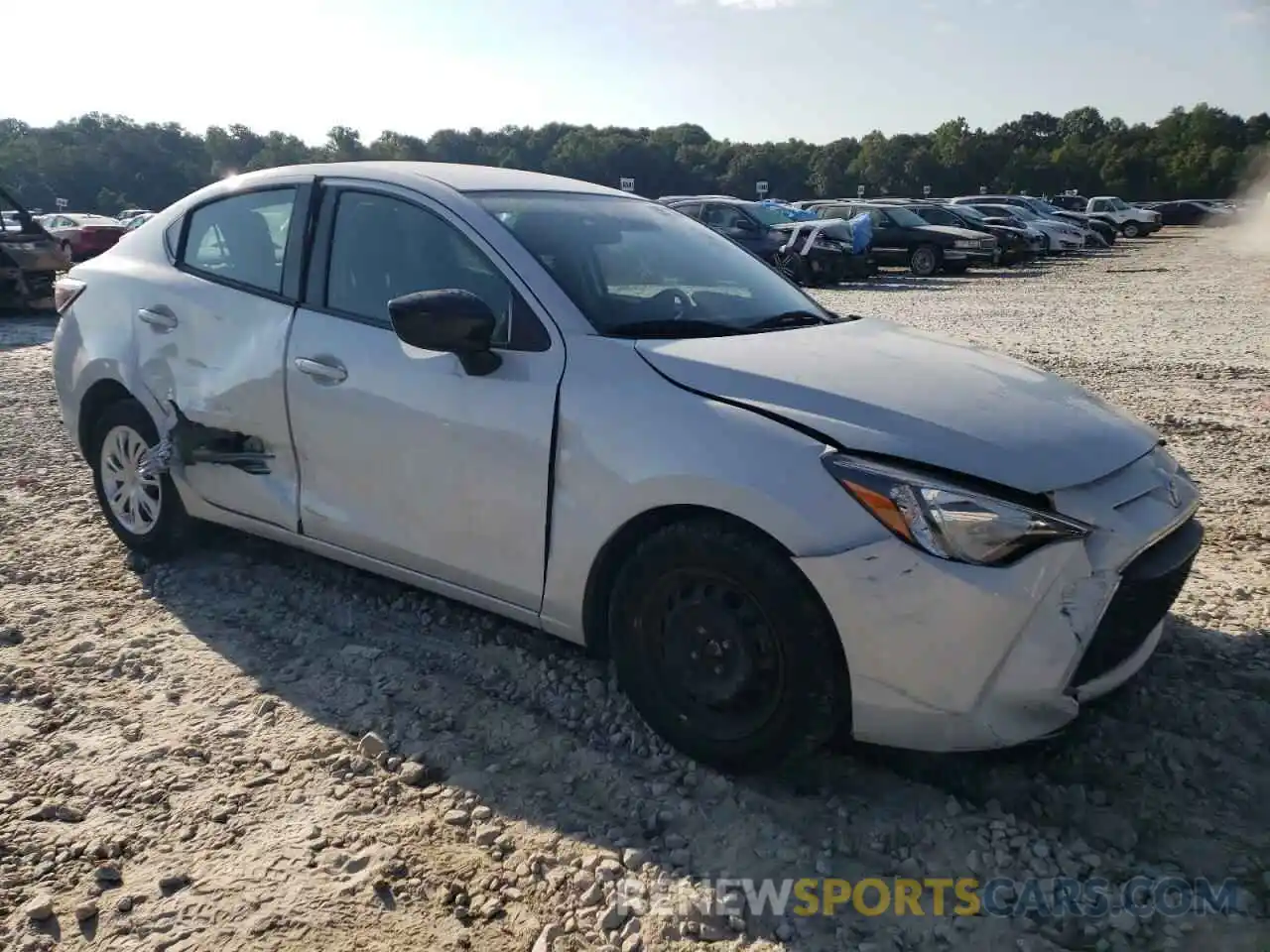 1 Photograph of a damaged car 3MYDLBYV6KY519147 TOYOTA YARIS 2019