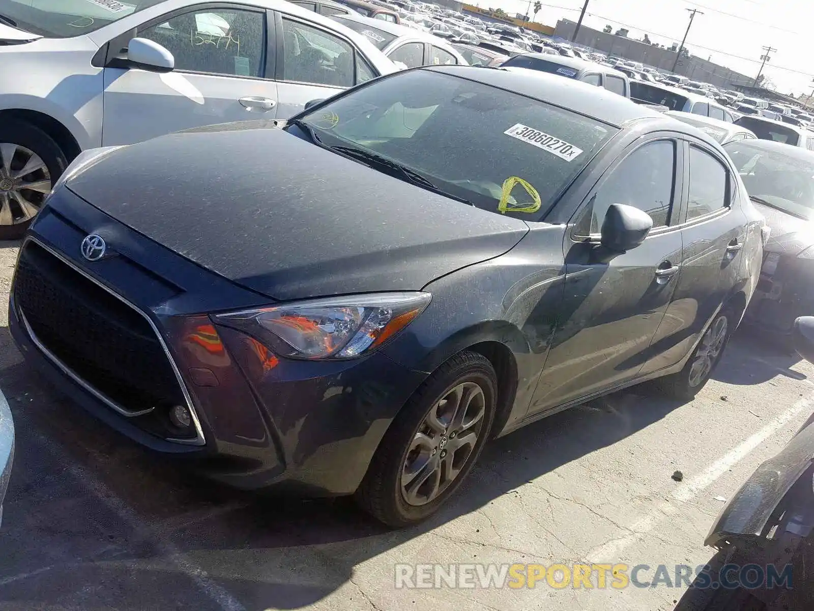 2 Photograph of a damaged car 3MYDLBYV6KY520430 TOYOTA YARIS 2019