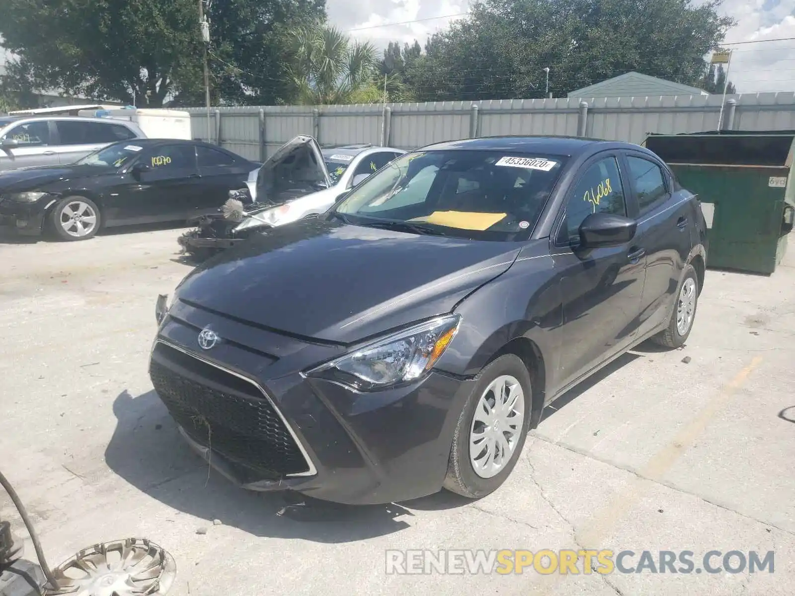 2 Photograph of a damaged car 3MYDLBYV6KY520895 TOYOTA YARIS 2019