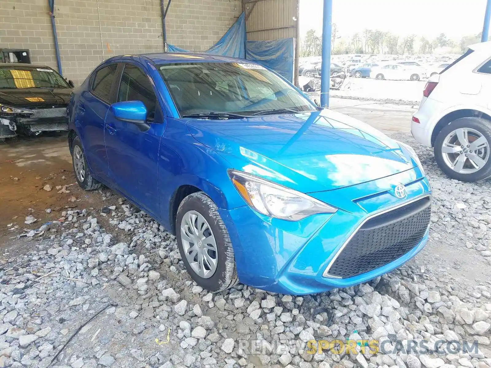 1 Photograph of a damaged car 3MYDLBYV6KY521397 TOYOTA YARIS 2019