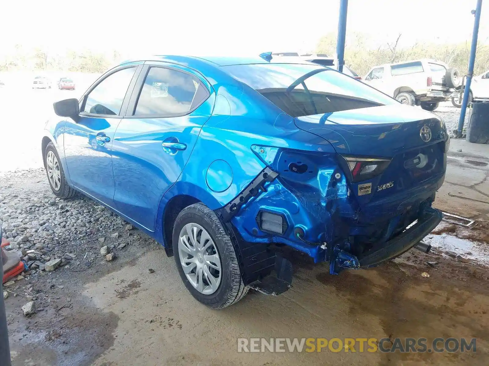 3 Photograph of a damaged car 3MYDLBYV6KY521397 TOYOTA YARIS 2019