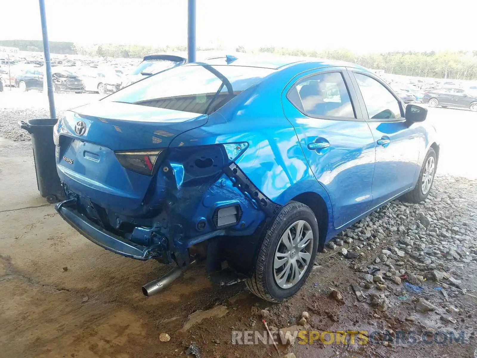 4 Photograph of a damaged car 3MYDLBYV6KY521397 TOYOTA YARIS 2019