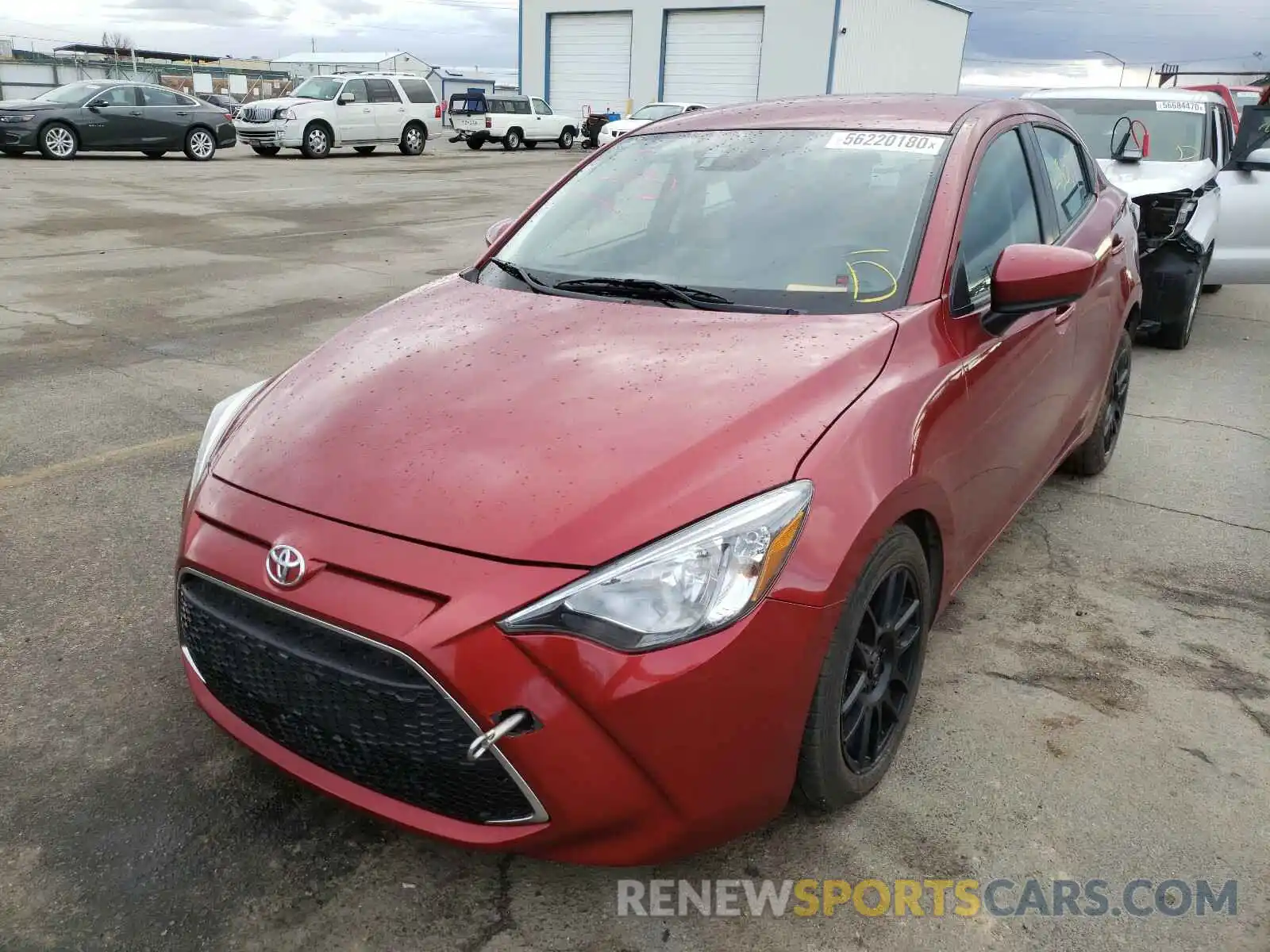 2 Photograph of a damaged car 3MYDLBYV6KY521948 TOYOTA YARIS 2019