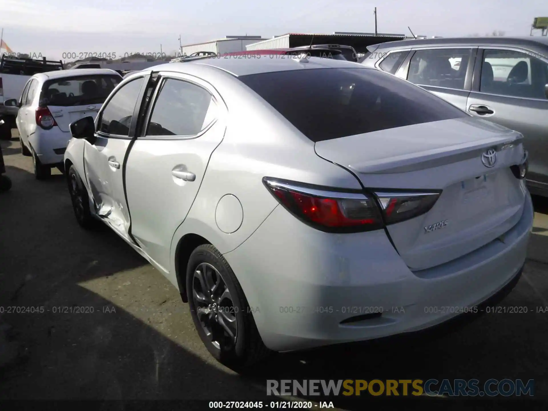 3 Photograph of a damaged car 3MYDLBYV6KY522324 TOYOTA YARIS 2019