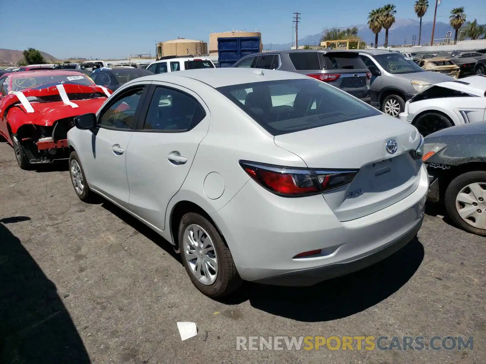 3 Photograph of a damaged car 3MYDLBYV6KY522534 TOYOTA YARIS 2019