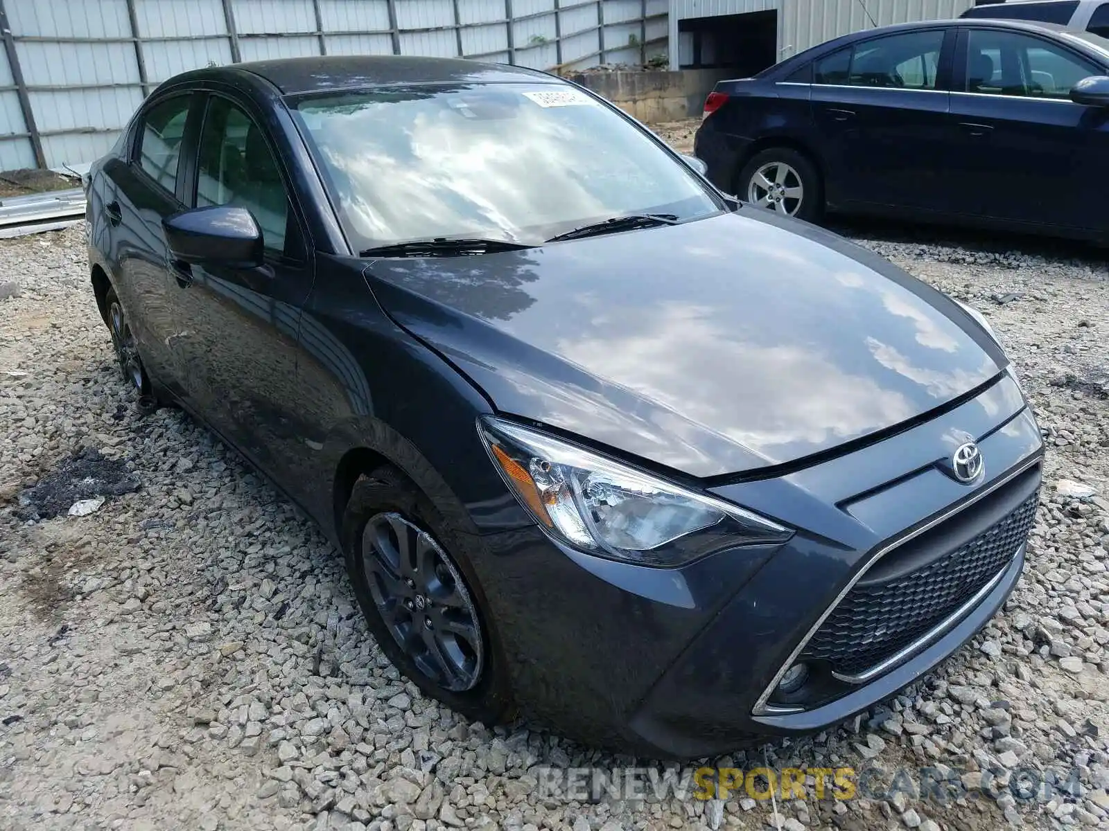 1 Photograph of a damaged car 3MYDLBYV6KY524378 TOYOTA YARIS 2019