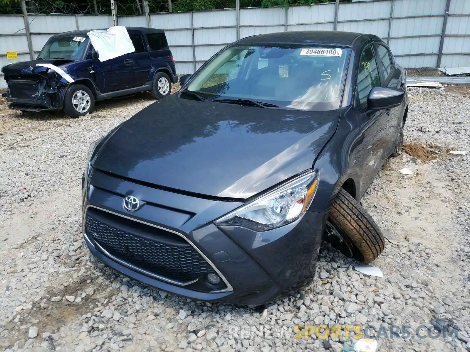 2 Photograph of a damaged car 3MYDLBYV6KY524378 TOYOTA YARIS 2019