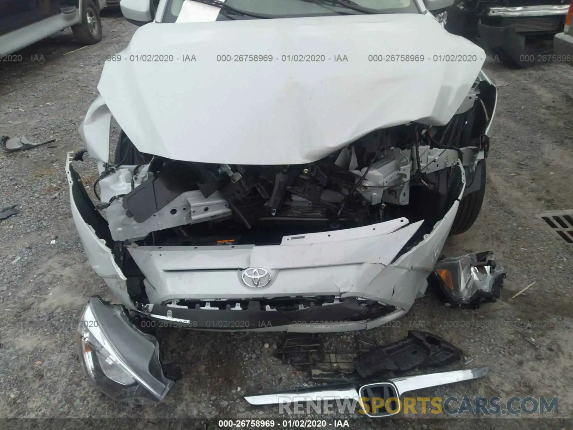 6 Photograph of a damaged car 3MYDLBYV6KY525272 TOYOTA YARIS 2019