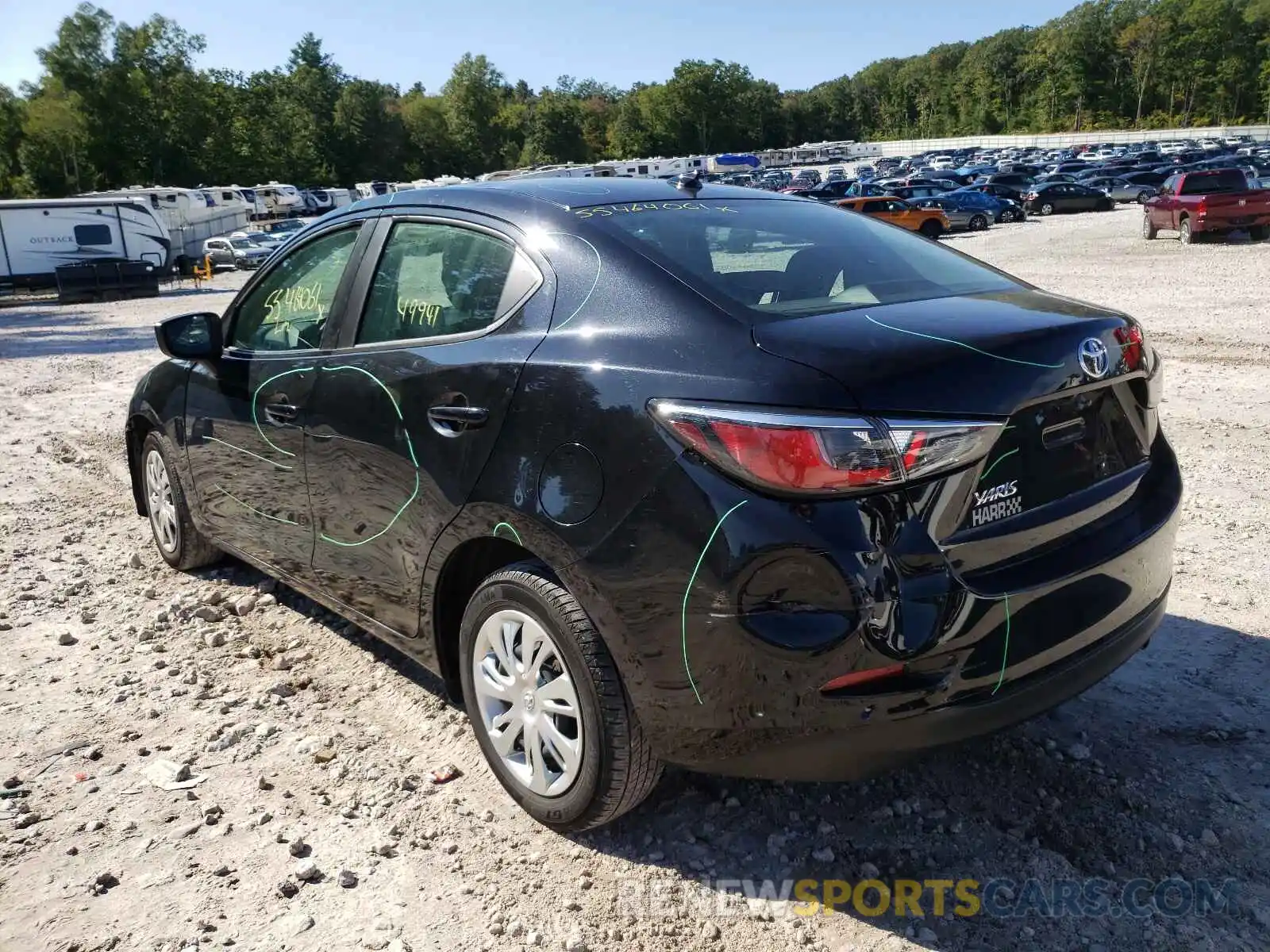 3 Photograph of a damaged car 3MYDLBYV6KY526146 TOYOTA YARIS 2019