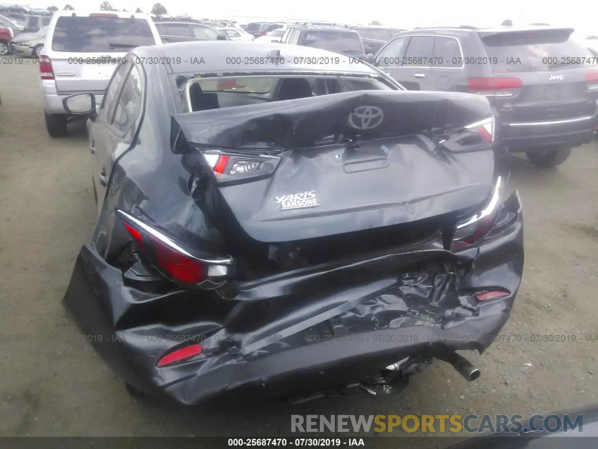 6 Photograph of a damaged car 3MYDLBYV6KY526647 TOYOTA YARIS 2019