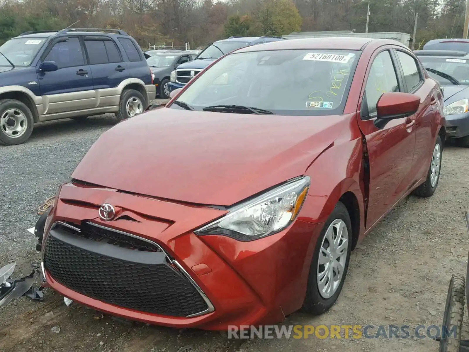 2 Photograph of a damaged car 3MYDLBYV7KY500283 TOYOTA YARIS 2019