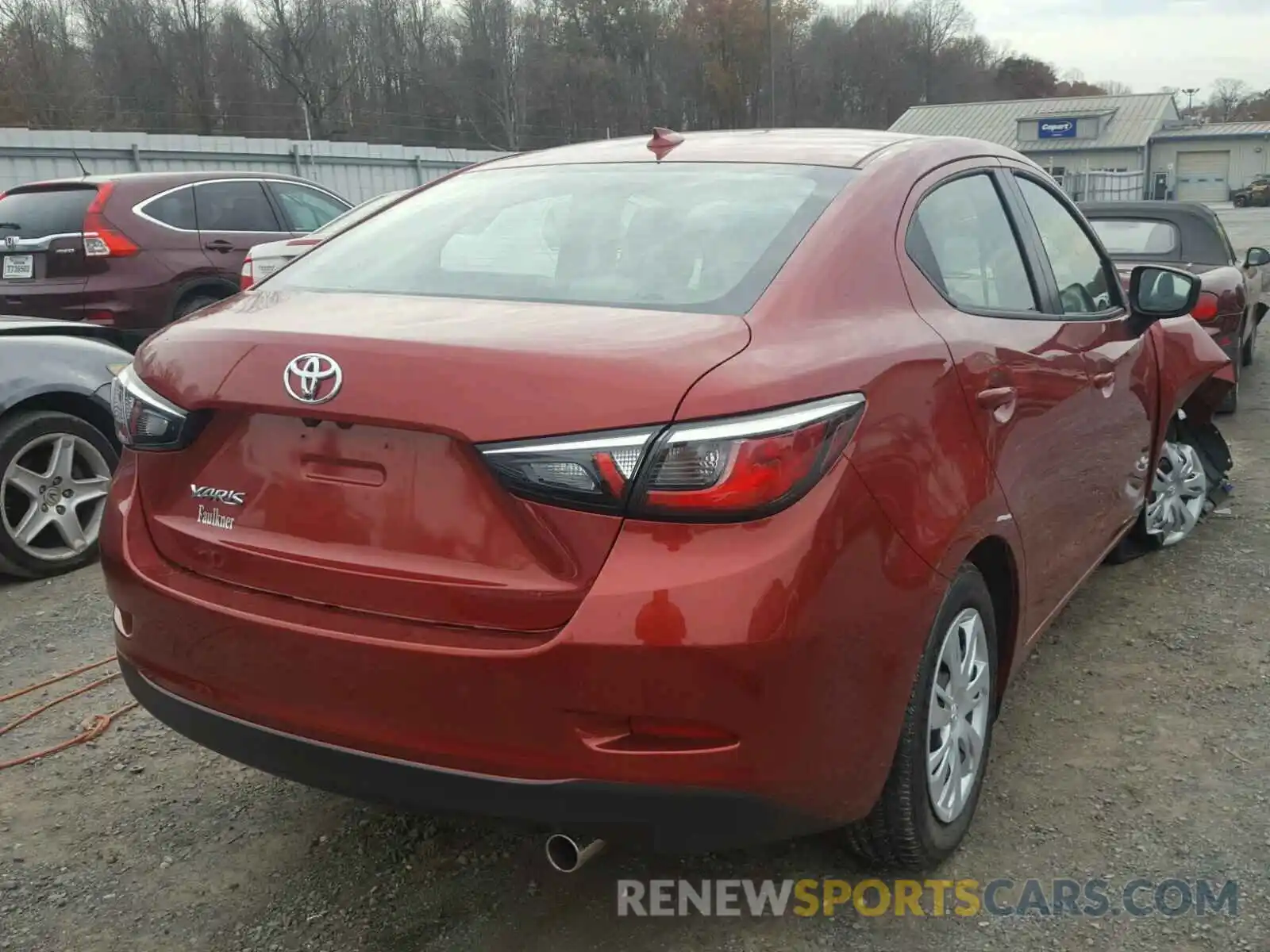 4 Photograph of a damaged car 3MYDLBYV7KY500283 TOYOTA YARIS 2019