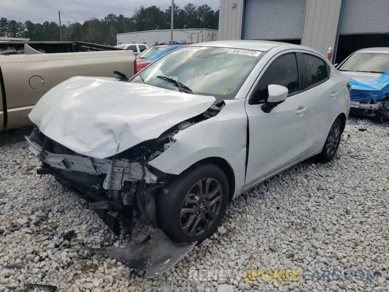 2 Photograph of a damaged car 3MYDLBYV7KY501482 TOYOTA YARIS 2019